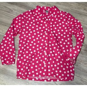 Y2K vintage style‎ polka dot cutest button down shirt small